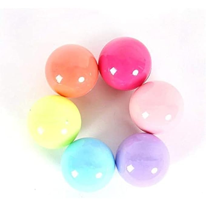 ROMANTIC BEAR 2 PCS BALL SHAPED NATURAL PLANT WOMEN MAKEUP LONG LASTING NUTRITIOUS WINTER PROTECT LIP BALM (ROSE & PINK) - Image 3
